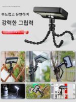 태양광 실외 조명 2025년 신제품 클립 조명 실외 발코니 가정 정원 인체 유도 조명 가로등 - 이미지 3