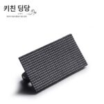 긴 철판 압착 코팅 무판 고기 정사각형 층 체크 무늬 주철판 무코팅 그릴 플레이트 스테이크 프레스 플레이트 너도밤나무 손잡이 - 이미지 4