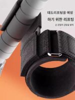 풀업 파워 후크 수평 막대 보조 장치 손에서 미끄러짐 방지 강화 금속 피트니스 손목 후크 파워 벨트 후크 - 이미지 2