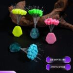 매듭 없는 막대 끝 잠금 콩 실리콘 공간 콩 막대 끝 위치 콩 낚싯줄 메인 라인 낚시용 소형 액세서리에 적합 - 이미지 4