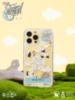 LUCKUP 마인드 리딩 퍼피 옐로우 Magsafe 자석 흡착 iPhone16ProMax/16Pro/15ProMax/14ProMax 호환 Apple 폰 케이스 - 이미지 2