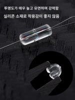 초단거리 경쟁력 있는 실리콘 스페이스 빈 세트 완전 세트 조합 부티크 대량 엉킴 방지 빈 낚시 메인 라인 그룹 소형 액세서리 - 이미지 4