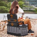 독일산 고품질 보관함 차량용 접이식 보관함 등받이 포함 앉은 사람을 위한 대용량 보관함 낚시 상자 - 이미지 3