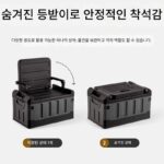 독일산 고품질 보관함 차량용 접이식 보관함 등받이 포함 앉은 사람을 위한 대용량 보관함 낚시 상자 - 이미지 4