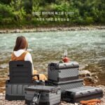 독일산 고품질 보관함 차량용 접이식 보관함 등받이 포함 앉은 사람을 위한 대용량 보관함 낚시 상자 - 이미지 5