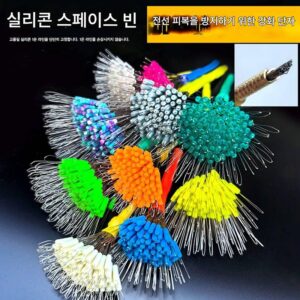 낚시용 슈퍼 타이트 실리콘 스페이스 빈 프리미엄 벌크 고품질 투명 스페이스 빈 조합 낚시 장비 액세서리 전체 세트