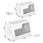 NOMOYPET 생태 조경 탱크 데스크탑 어항 거북이 탱크 수족관 물 탱크 열대 우림 탱크 거북이 탱크 - 이미지 5