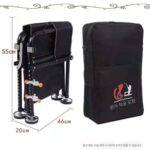 낚시 의자 등받이 가방 두꺼워진 다기능 범용 소형 가방 이중 낚싯대 상자 낚싯대 의자 보관 하드 가방 낚싯대 액세서리 - 이미지 5