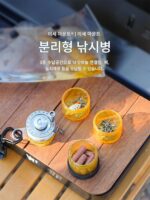 ISEMOUNT 신제품 야외 캠핑 낚시 병 미니 보관 캠핑 낚시 유물 장비 낚시 장비 보관 병 - 이미지 3