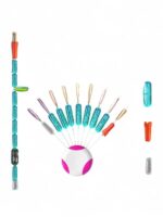 초고밀도 실리콘 스페이스 빈 고품질 7+2 원통형 소형 낚시 장비 액세서리 낚시 용품 낚시 엉킴 방지 빈 - 이미지 3