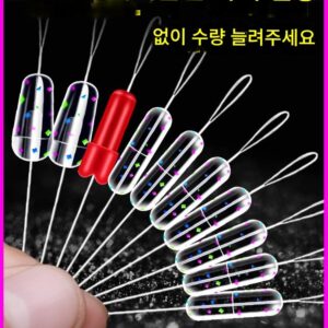 초소형 공간 빈 벌크 실리콘 고품질 투명 세트 대형 메인 라인 그룹 낚시 액세서리 낚시 장비의 전체 조합