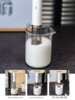 라퓨타 레톤 커피 밀크 프로더 전기식 스틱 프리핸즈 밀크 프로더 아이스 라떼 센더 - 이미지 3