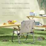 야외용 접이식 의자 캠핑용 의자 커밋 의자 피크닉 의자 수납함 낚시 레저 의자 홈 가든 라운지 의자 - 이미지 2
