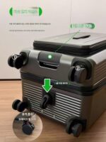 2025년 신제품 측면 개방형 깊은 수납공간 5륜 대용량 남성 및 여성용 32인치 확장형 여행용 트롤리 케이스 26 - 이미지 3