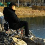 낚시의자와 낚시대 2-in-1 202s2 유럽스타일 초경량 소형 낚시상자 완전 접이식 3피스 풀세트