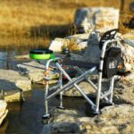 낚시의자와 낚시대 2-in-1 202s2 유럽스타일 초경량 소형 낚시상자 완전 접이식 3피스 풀세트 - 이미지 3