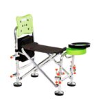 낚시의자와 낚시대 2-in-1 202s2 유럽스타일 초경량 소형 낚시상자 완전 접이식 3피스 풀세트 - 이미지 5