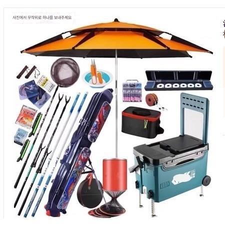 클리어런스 낚시 박스, 새 낚싯대 픽업, 가공된 낚시 장비 풀세트, 미끼 낚싯대, 낚시 의자, 낚싯줄 및 고리는 무작위로 발송됩니다.