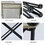 트렁크 공간을 차지하지 않고 캠핑, 여행, 낚시, 피크닉 및 야외 활동을 위한 접이식 문 의자 - 이미지 3