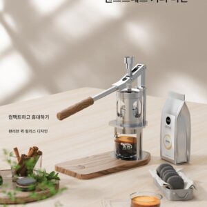 알레만 V58 이탈리아 커피 머신 소형 미니 휴대용 홈 야외 캠핑 에스프레소