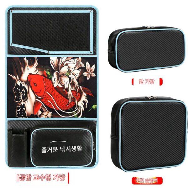 낚시 의자 앞뒤 걸이 가방 다기능 후면 걸이 도구 가방 소형 걸이 가방 낚시 상자 배낭 낚시 보관 낚시 장비 소형 가방