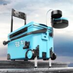 낚시의자 2023 2in1 낚시상자 수납 낚시도구 풀세트 고급 낚시벨트 휠 앉을 수 있는 다기능 새 상자