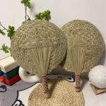 여름철 아기 노인을 위한 순수 손으로 짠 갈대잎 부채, 모기 퇴치 및 시원함 제공, 중국식 수제 갈대잎 부채 - 이미지 3