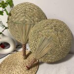 여름철 아기 노인을 위한 순수 손으로 짠 갈대잎 부채, 모기 퇴치 및 시원함 제공, 중국식 수제 갈대잎 부채 - 이미지 5