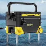 다노 2022 신상품 낚시박스 풀세트 무료설치 초경량 벨트휠 야생낚시시팅박스 경량낚시통낚시의자 - 이미지 2