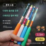 젠 브랜드 낚싯대 휴대용 캠핑 낚싯대 미니 스트림 핸드 낚싯대 펜 낚싯대 세트 - 이미지 2