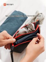 BeeNesting 여행용 보관 압축 가방 방수 대용량 옷 분류 가방 여행 가방 보관 세트 - 이미지 5