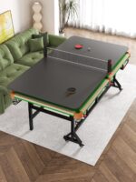 탁구대와 당구대 2인1 가족용 스탠다드 성인용 접이식 대형 부모-자녀 더블 성인 가족용 당구대