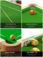 탁구대와 당구대 2인1 가족용 스탠다드 성인용 접이식 대형 부모-자녀 더블 성인 가족용 당구대 - 이미지 5