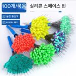 낚시용 터미널이 있는 고품질, 초강력 실리콘 낚시용 콩 - 이미지 3