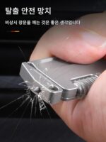 티타늄 합금 다기능 유틸리티 나이프 야외 캠핑 다기능 경량 나이프 휴대용 풀기 자동차 창문 깨기 - 이미지 3