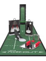 영국 수입 PUTTOUT 골프 퍼터 미러 3중 자석 흡착 프리 스틱 퍼터 도어 헤드 트랙 포함 - 이미지 5