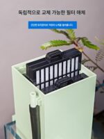 어항 필터 폭포 산소 발생기 무소음 정수 순환 어분 분리 음영 조류 억제 필터 매직박스 - 이미지 2