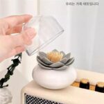 뚜껑이 있는 심플한 플라스틱 이쑤시개 상자, 데스크탑 크리에이티브 - 이미지 3