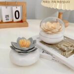 뚜껑이 있는 심플한 플라스틱 이쑤시개 상자, 데스크탑 크리에이티브 - 이미지 5