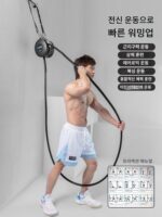 매달린 로프 풀러 실내 피트니스 로프 등반 기계 운동 팔 근력 저항 긴장 훈련 다기능 배틀 로프 - 이미지 2