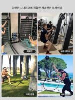 매달린 로프 풀러 실내 피트니스 로프 등반 기계 운동 팔 근력 저항 긴장 훈련 다기능 배틀 로프 - 이미지 4