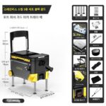 2022년 신제품 낚시 박스 세트 무료 설치 초경량 벨트 휠 야생 낚시 좌석 박스 경량 낚시 버킷 낚시 의자 무료 설치 - 이미지 2