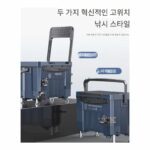 낚시 의자와 낚시 상자가 통합된 2024년형 신형 휠 달린 초경량 물고기 양동이 낚시 장비 다기능 낚시 상자 낚시 상자 - 이미지 5