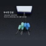 실리콘 서브라인 꼬임방지 콩 메인라인 스페이스콩 투명낚시도구 낚시용품 라인 그룹낚시 소형액세서리 - 이미지 2