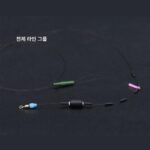 실리콘 서브라인 꼬임방지 콩 메인라인 스페이스콩 투명낚시도구 낚시용품 라인 그룹낚시 소형액세서리 - 이미지 3