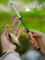 소형 낚시 초보자 세트 1.8m 휴대용 스트림 낚싯대 미니 보관이 간편하고 액세서리가 완벽히 갖춰져 있어 바로 사용 가능