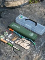 소형 낚시 초보자 세트 1.8m 휴대용 스트림 낚싯대 미니 보관이 간편하고 액세서리가 완벽히 갖춰져 있어 바로 사용 가능 - 이미지 3