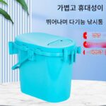 2-in-1 낚시상자 의자 소형 중형 낚시상자 생선 보관상자 두꺼워진 낚시통 휴대용 통 살아있는 물고기 통에 앉을 수 있음 - 이미지 2