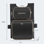 차오위 낚시 의자 등받이 가방 두꺼워진 다기능 범용 스크래치 방지 소형 가방 이중 낚싯대 상자 낚싯 의자 보관 하드 가방 - 이미지 4