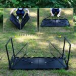 무가오 베어 IGT 섀도우 스타 전술 테이블 야외 캠핑 접이식 라이트 랙 베이킹 트레이 그릴 숯불 스토브 확장 테이블 - 이미지 3